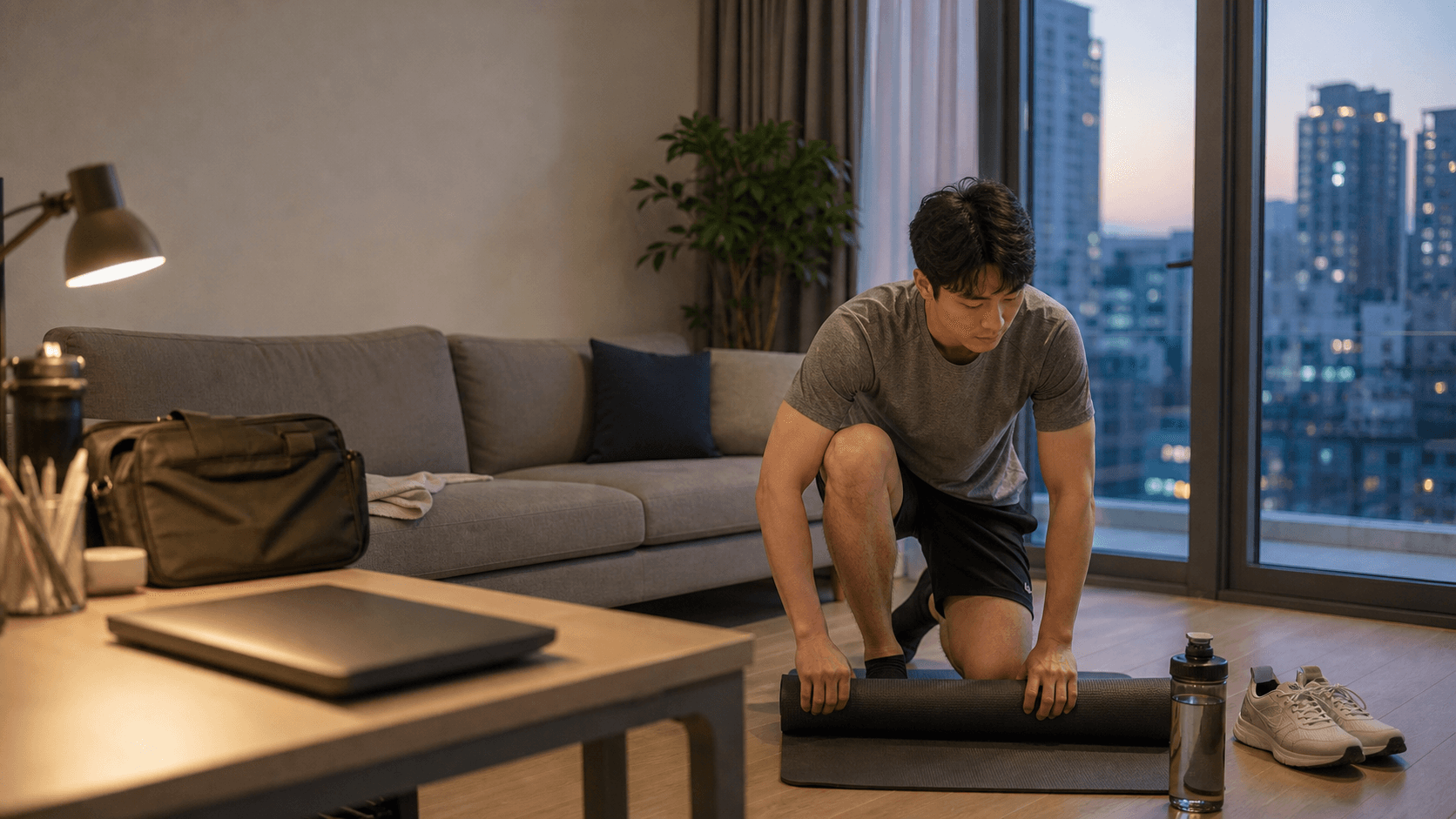 야근하고 피곤해서 시간이 없어요. 바쁜 직장인을 위한 20분 운동 처방 — 모노라 편집부 codex hero